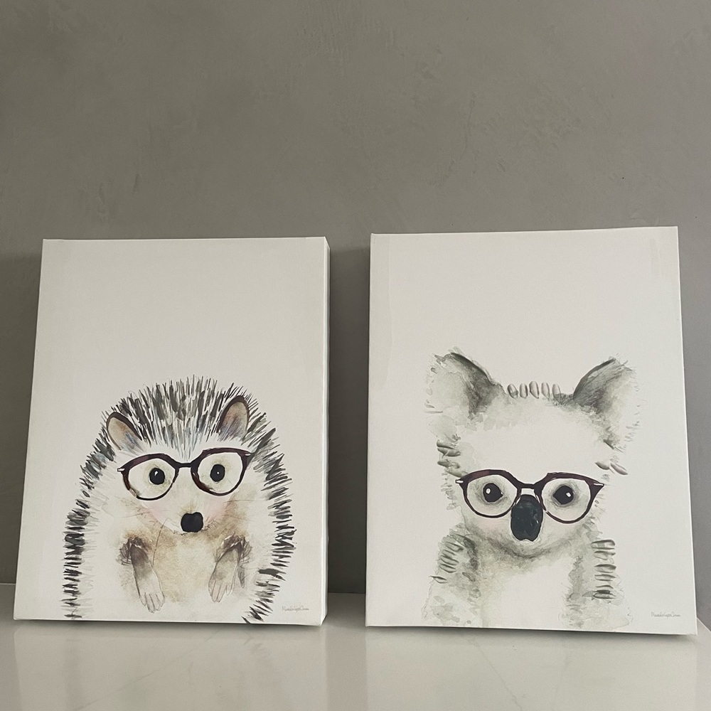 BEAUTIFUL Canvas Nursery Art set
